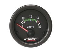 Voltmetro Elettrico Silver Line SIMONI RACING BLACK LINE Retroilluminato Auto