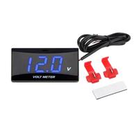 Voltmetro | Indicatore Tester Display LCD 0-20V,Voltmetro Digitale Della Batteria Per Veicoli - Per Nautico Auto Moto Quad Camion Berlina Pick-Up SUV Cruscotto Manubrio