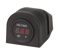 Voltmetro LED semplice da usare per montaggio a pannello/superficie 5-30 V CC co