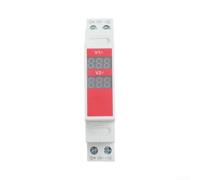Voltmetro Modulare Plastica 11-310V DC Voltmetro Modulare Plastica | range 11-310V DC, doppio display digitale, precisione 1-2%, montaggio binario DIN 35mm