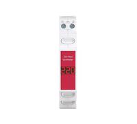 Voltmetro Monofase per Montaggio su Guida DIN, CA 60V-450V, Voltmetro Modulare con Indicatore e Display Digitale A LED