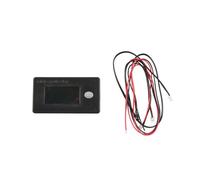 Voltmetro per Golfette,Schermo LCD Indicatore della Batteria con Sensore di Temperatura °C | Voltmetro in Reale per Veicoli, Barche e Batteria Stato