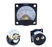 Voltmetro SO-45 AC 1V-800 V, quadrante rotondo, analogico, contatore voltmetro, nero, 1 pz (10 V)