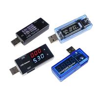 Voltmetro USB Amperometro Tester di tensione corrente Display digitale LCD Alimentazione Tester di capacità della batteria Indicatore di carica USB(LED Digital USB)