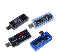 Voltmetro USB Amperometro Tester di tensione corrente Display digitale LCD Alimentazione Tester di capacità della batteria Indicatore di carica USB(3 in 1-01)