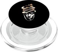 Volto Astratto Spirale Mentale Frammenti Dorati Espressione PopSockets PopGrip per MagSafe