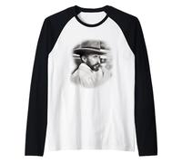 Volto dell'imperatore etiope di Selassie Haile Selassie Maglia con Maniche Raglan
