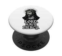 Volto di Gesù Cristo con corona di spine PopSockets PopGrip Adesivo