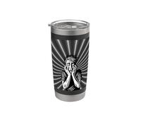 Volto urlante Art v2 - Espressione horror gotica Bicchiere termico in acciaio inox doppia parete