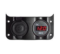 Voltometro 3/30 V + presa corrente - 1 PZ Osculati - 14.104.08 - 1410408