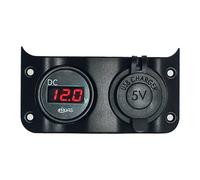 Voltometro 3/30 V + presa USB doppia - 1 PZ Osculati - 14.104.09 - 1410409