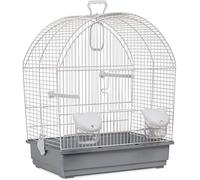 Voltrega Mirabel - Gabbia per uccelli con base rosa, 41 x 25½ x 48 cm