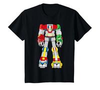 Voltron: Defender of The Universe Costume Vintage Maglietta, Bambini, Nero, 3 Anni