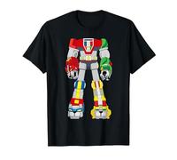 Voltron: Defender of The Universe Costume Vintage Maglietta, Uomo, Nero, 4XL