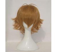Voltron Defender of the Universe Pidge parrucca corta Calco sintetico resistente al calore marrone chiaro parrucche di capelli + Wig Cap AJ-896