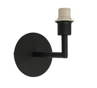 VoltShine Applique - applique nera con una base trampolino, dimensioni 17x12x17,5 cm e attacco E14