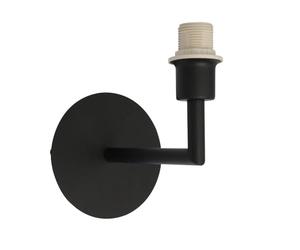 VoltShine Applique - applique nera con una base trampolino, dimensioni 17x12x17,5 cm e attacco E14