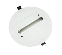 VoltShine Base bianca da incasso con binario monofase, perfetta per aggiungere stile alla tua illuminazione. Il design moderno facilita l'installazione e si adatta facilmente a qualsiasi ambiente.