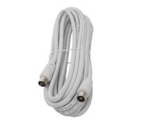 VoltShine Cavo bianco da 5 metri per TV, collegare la TV facilmente e rapidamente. Assicura una trasmissione chiara e senza interferenze, ideale per godersi il tuo intrattenimento.