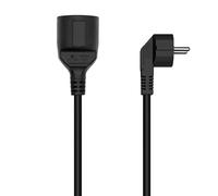 VoltShine Cavo di alimentazione Schuko CEE7M-CEE7H nero 10m, ideale per elettrodomestici e apparecchiature elettriche.