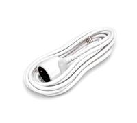 VoltShine Cavo di prolunga tedesco 3G, con sezione di 1,5 mm² e lunghezza di 5 m, ideale per le tue esigenze elettriche. Il suo colore bianco conferisce eleganza e versatilità. Perfetto per la casa.