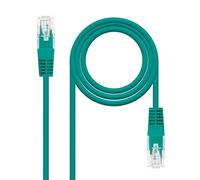 VoltShine Cavo di rete Cat.5e UTP AWG24, verde, 0,5 m - Connessione Ethernet per reti informatiche, ideale per il trasferimento di dati.