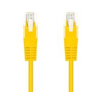 VoltShine Cavo di rete Cat.6 UTP AWG24 giallo 30 cm, ideale per connessioni ad alta velocità e utilizzo su reti LAN.