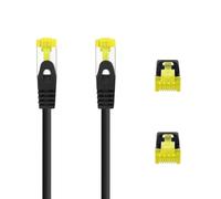 VoltShine Cavo di rete LSZH Cat.6A S/FTP AWG26, 30 cm, ideale per connessioni ad alta velocità e applicazioni su reti Ethernet.