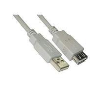 VoltShine Cavo USB 2.0 Tipo Am-AH Beige 1,8 M, Trasferimento dati rapido, collegamento di dispositivi elettronici, ideale per la ricarica e la sincronizzazione.