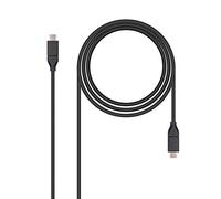 VoltShine Cavo USB 3.2 Gen2x2, 100 W, 4K/60 Hz, USB-C M/M, 1 m, ideale per la ricarica rapida e la trasmissione video ad alta definizione.