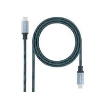 VoltShine Cavo USB 3.2 Gen2x2 100W 4K/60Hz USB-C M/M 2m per trasmissione dati e ricarica rapida dei dispositivi.