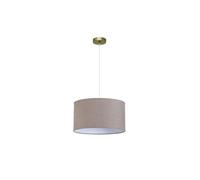 VoltShine Ciondolo da soffitto 1xe27, pelle grigia, dimensioni 40x40 cm; ideale per illuminare spazi e decorare ambienti moderni.