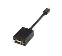 VoltShine Convertitore Mini DP a SVGA, nero, 15 cm, per collegare dispositivi DisplayPort a monitor VGA, ideale per presentazioni ed espansione dello schermo.