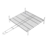 VoltShine Doppia griglia in Acciaio Inox 40 x 45 cm, Ideale per Grigliare e Cucinare, Resistente e Facile da Pulire.