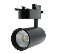 VoltShine Faretto LED trifase 30 W nero Turin, la scelta ideale per un'illuminazione efficiente. Con 4500 K, offre una luce intensa, ottimizzando la luminosità in qualsiasi ambiente contemporaneo.