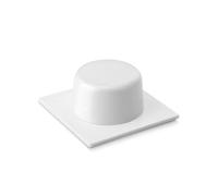 VoltShine Fermaporta Adesivo Bianco, Resistente e Facile da Applicare; Ideale per Proteggere Le superfici ed Evitare scivolamenti.