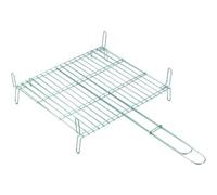 VoltShine Griglia doppia 40 x 45 cm, struttura robusta, superficie antiaderente, ideale per arrosti e grigliate all'aperto.