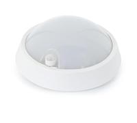 VoltShine Lampada LED sferica 12 W con sensore PIR 360°, certificata IP64. Ideale per esterni, emette luce bianca 6000 K. Garantisce efficienza energetica e sicurezza in ogni angolo illuminato.