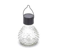 VoltShine Luce a LED solare Ambiente per Prato, realizzata in acciaio inossidabile e vetro martellato, con colori RGB che trasformano i tuoi spazi esterni in un'oasi di luce ed eleganza.