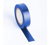 VoltShine Nastro isolante in PVC, spessore 0,13 mm, larghezza 17 mm, lunghezza 10 m, colore blu, ideale per isolare, riparare e collegare cavi elettrici.