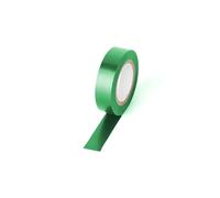 VoltShine Nastro isolante in PVC, spessore 0,13 mm, larghezza 17 mm, lunghezza 10 m, verde, ideale per isolamento elettrico e protezione dei cavi.