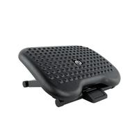 VoltShine Poggiapiedi regolabile di comfort, colore nero, ideale per migliorare la postura e fornire riposo in ufficio o a casa.