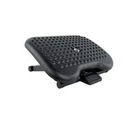 VoltShine Poggiapiedi regolabile nero, design ergonomico, materiale confortevole, ideale per migliorare la postura e offrire supporto per lunghe giornate.