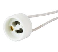 VoltShine Portalampada GU-10 - Supporto per lampadina incluso blister - ideale per illuminazione piatta e facile installazione
