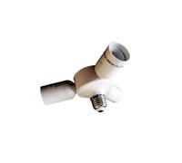 VoltShine Portalampada - triplo E27, ideale per l'esportazione, realizzato in materiali resistenti, consente di collegare tre lampadine in modo efficiente