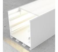 VoltShine Profilo in alluminio bianco Fate, 2 metri. Resistente e stilizzato, perfetto per abbellire design contemporanei in ambienti interni o esterni. Ideale per il tuo prossimo progetto.