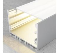 VoltShine Profilo in alluminio Sixe da 2 metri, ideale per la costruzione e il fai da te. La sua leggerezza e resistenza garantiscono durata, offrendo versatilità per arricchire i tuoi progetti