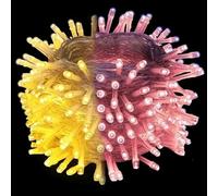 VoltShine Striscia luminosa piatta alimentata da 3 batterie AA, ideale per decorare e fornire illuminazione in piccoli spazi.