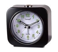 VoltShine Sveglia analogica nera con lancette, suono classico e funzione di allarme organizzare la routine quotidiana.