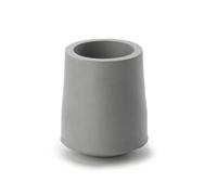 VoltShine Tappo Esterno in Gomma Ø 25 mm, Colore Grigio, per deambulatori; Ideale per Migliorare la stabilità e Proteggere Le superfici.